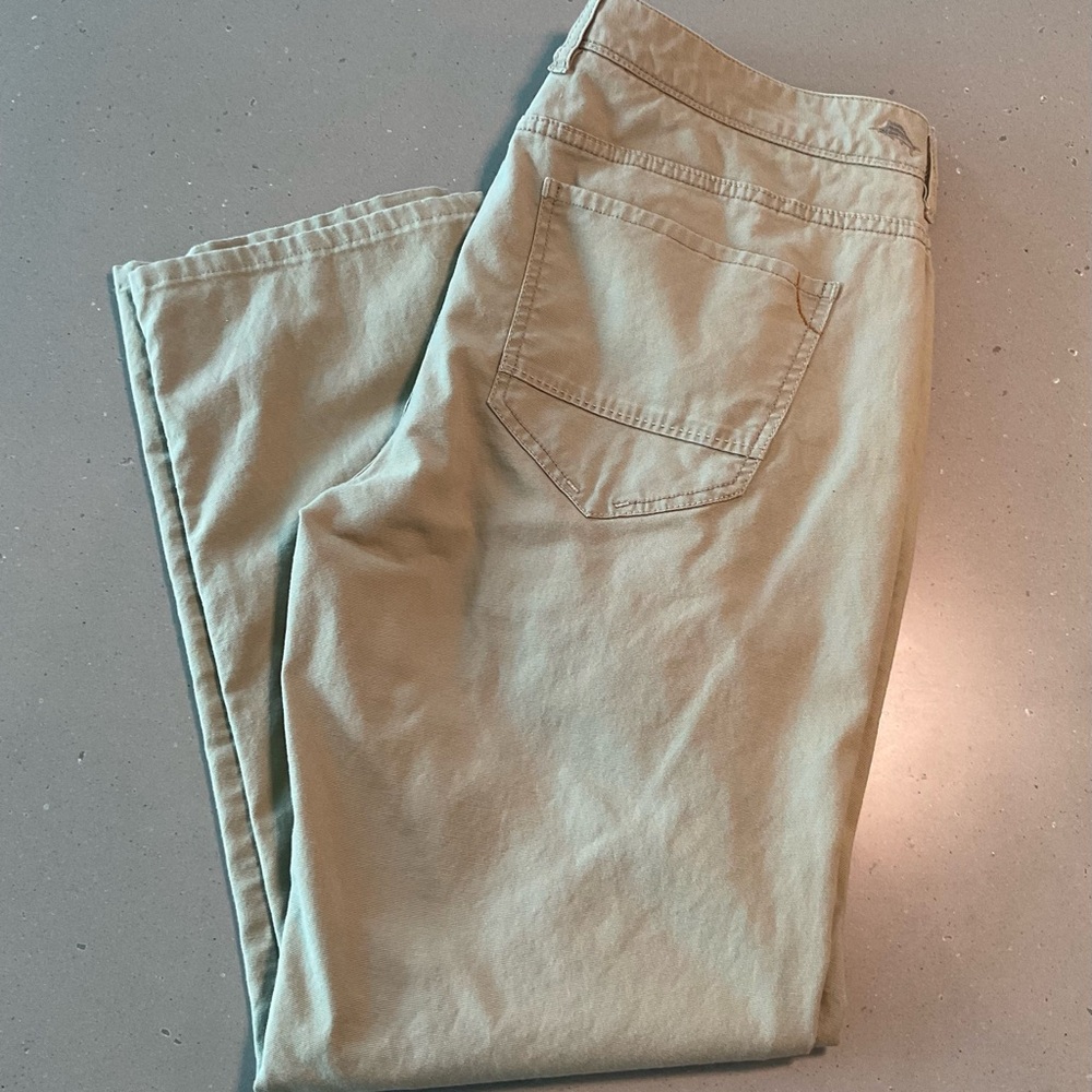 Tommy Bahama men’s  khaki 5 pocket pants 35 x 29